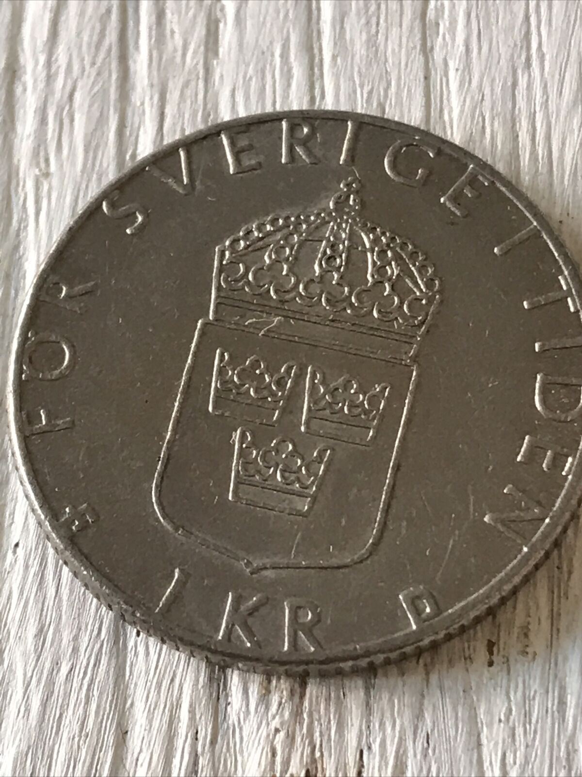 1989 1 Kr Coin Sweden