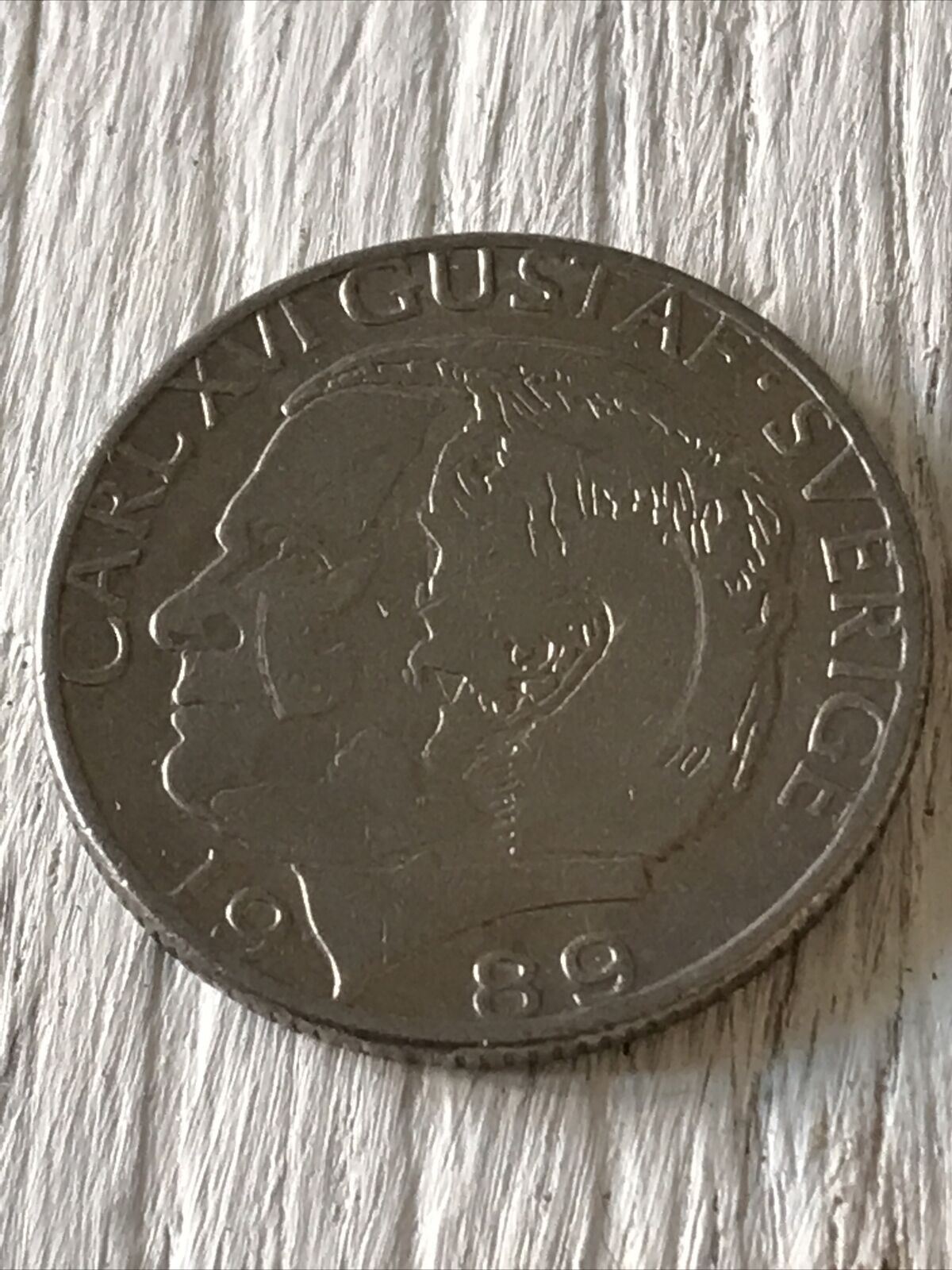 1989 1 Kr Coin Sweden