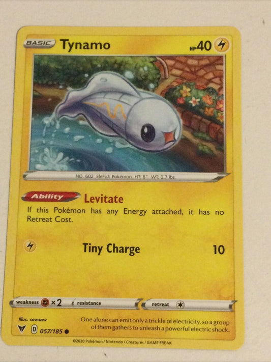 Pokemon Card 2020 Vivid Voltage Mint Basic TYNAMO 57/185 Elefish Levitate