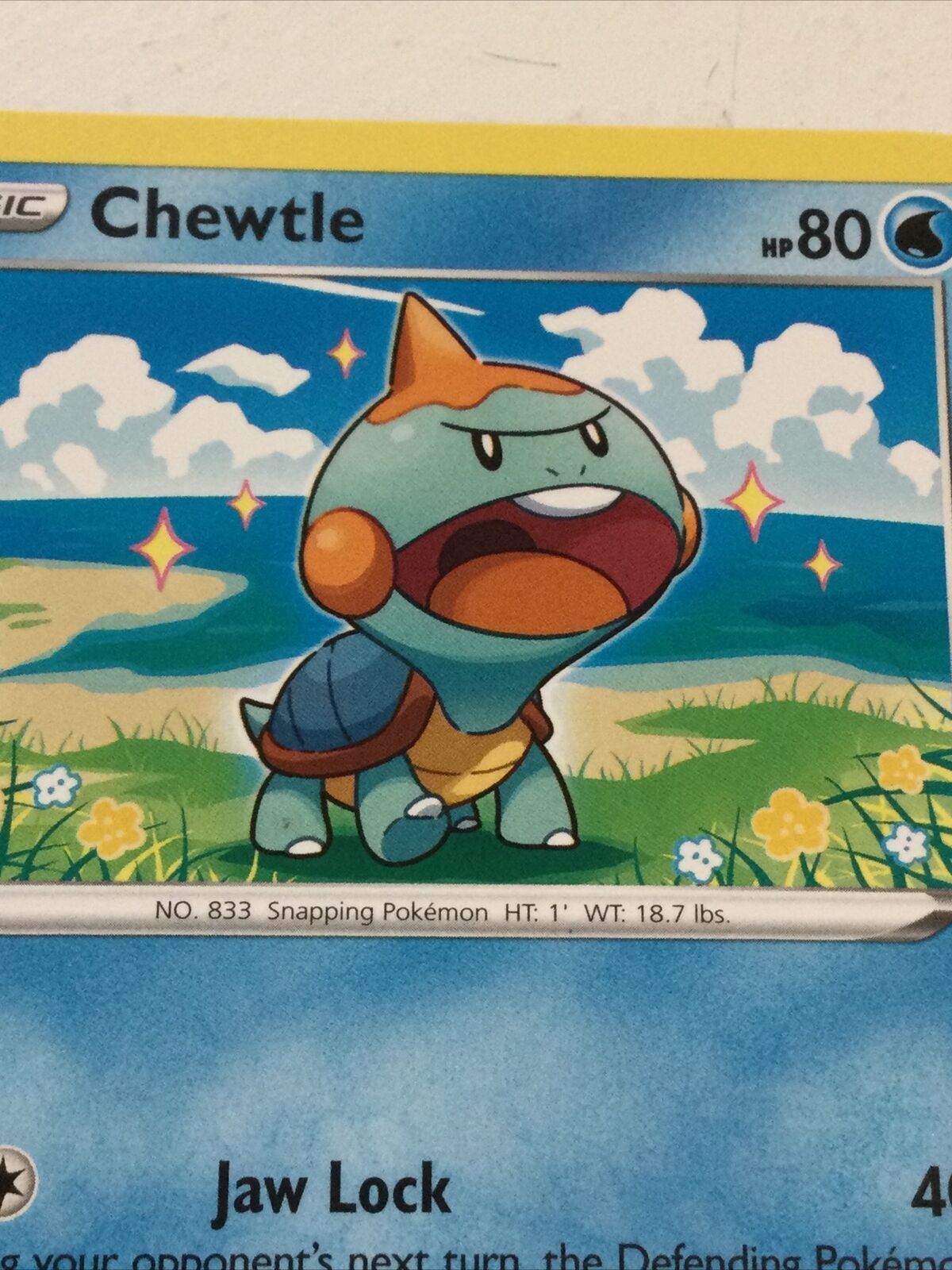 Pokemon Card Vivid Voltage 2020 Pack Fresh Basic CHEWTLE 38/185 Snapping