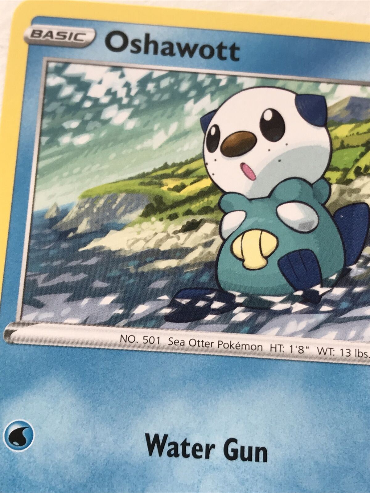 Pokemon Card Vivid Voltage 2020 Pack Fresh Basic OSHAWOTT 33/185 Sea Otter