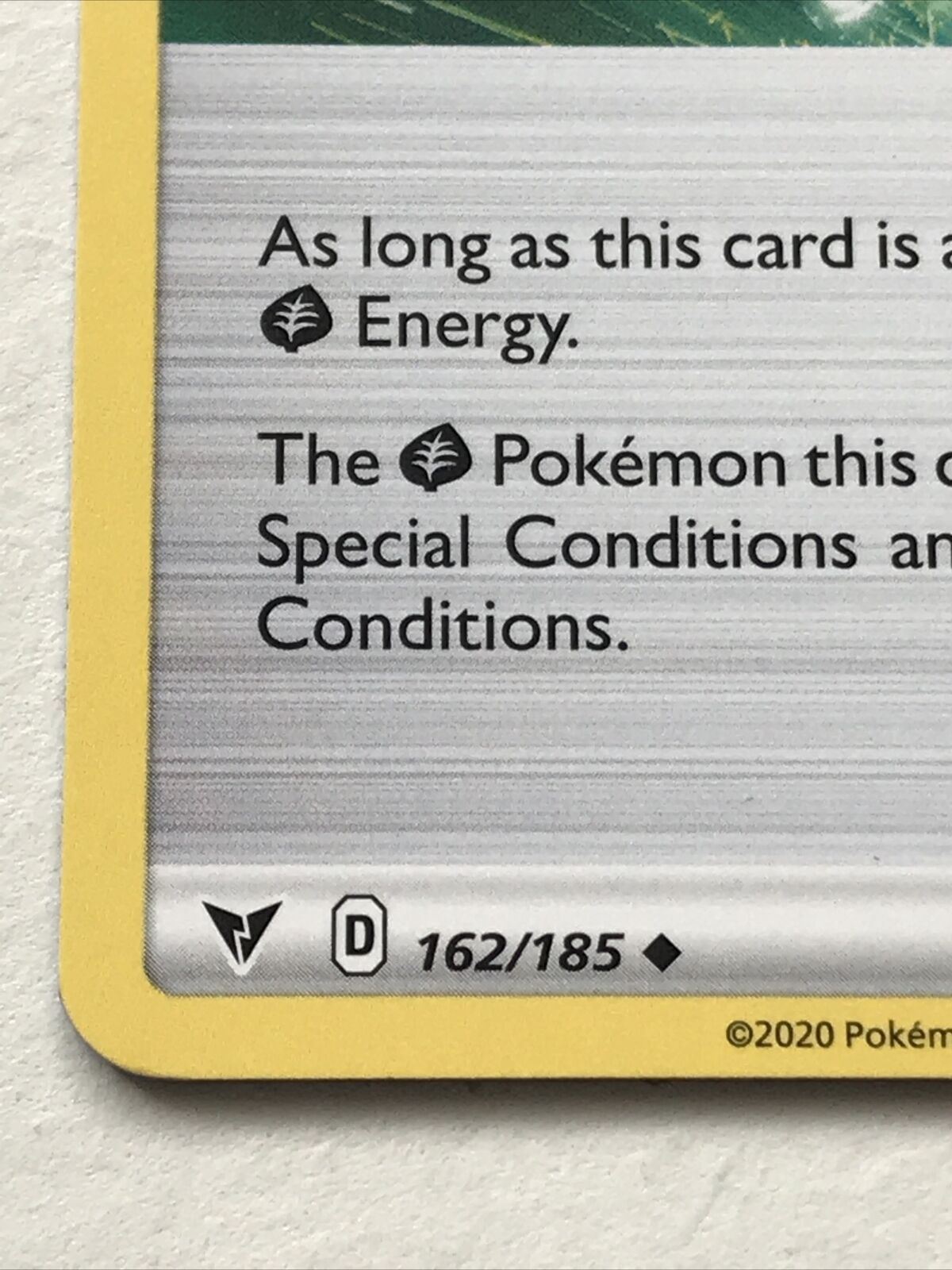Pokemon Card Vivid Voltage 2020 Pack Fresh Energy AROMATIC ENERGY 162/185