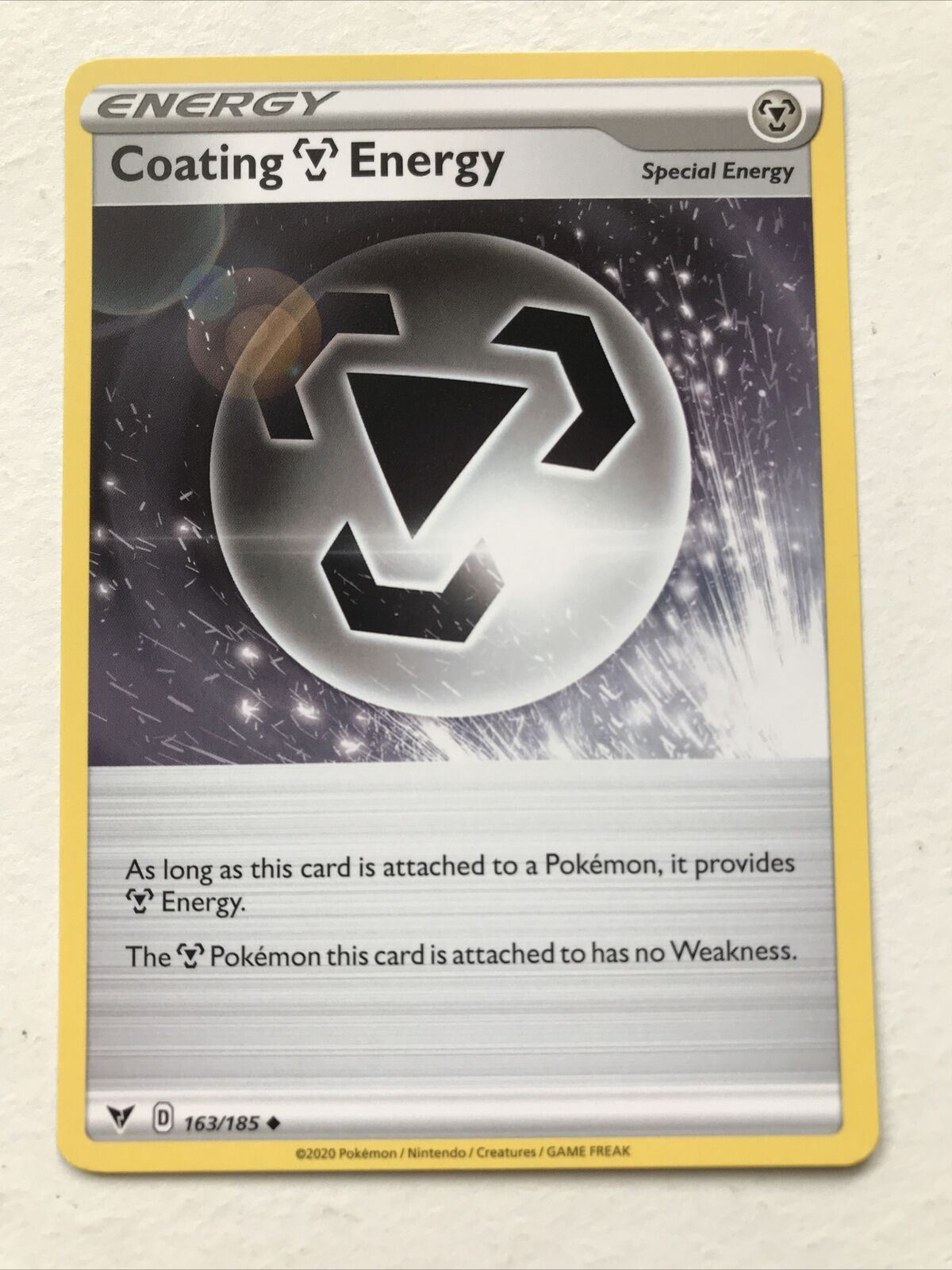 Pokemon Card Vivid Voltage 2020 Pack Fresh COATING ENERGY 163/185 Special Energ