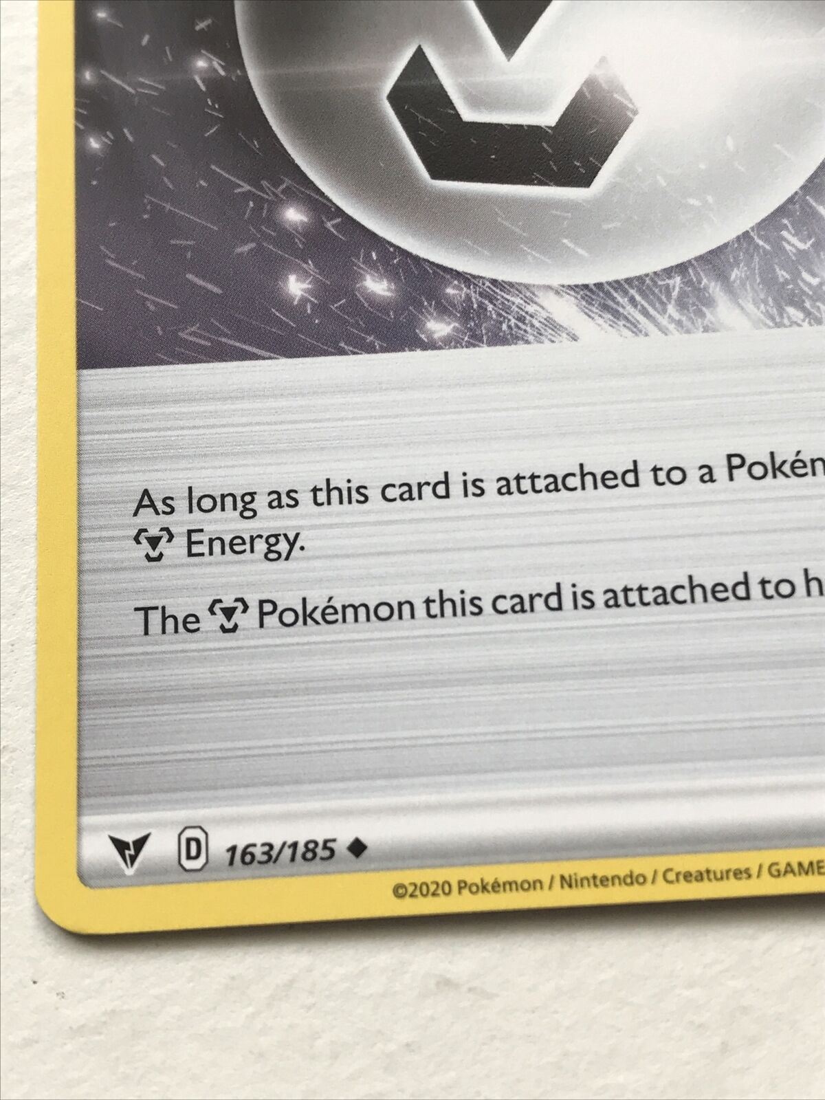 Pokemon Card Vivid Voltage 2020 Pack Fresh COATING ENERGY 163/185 Special Energ