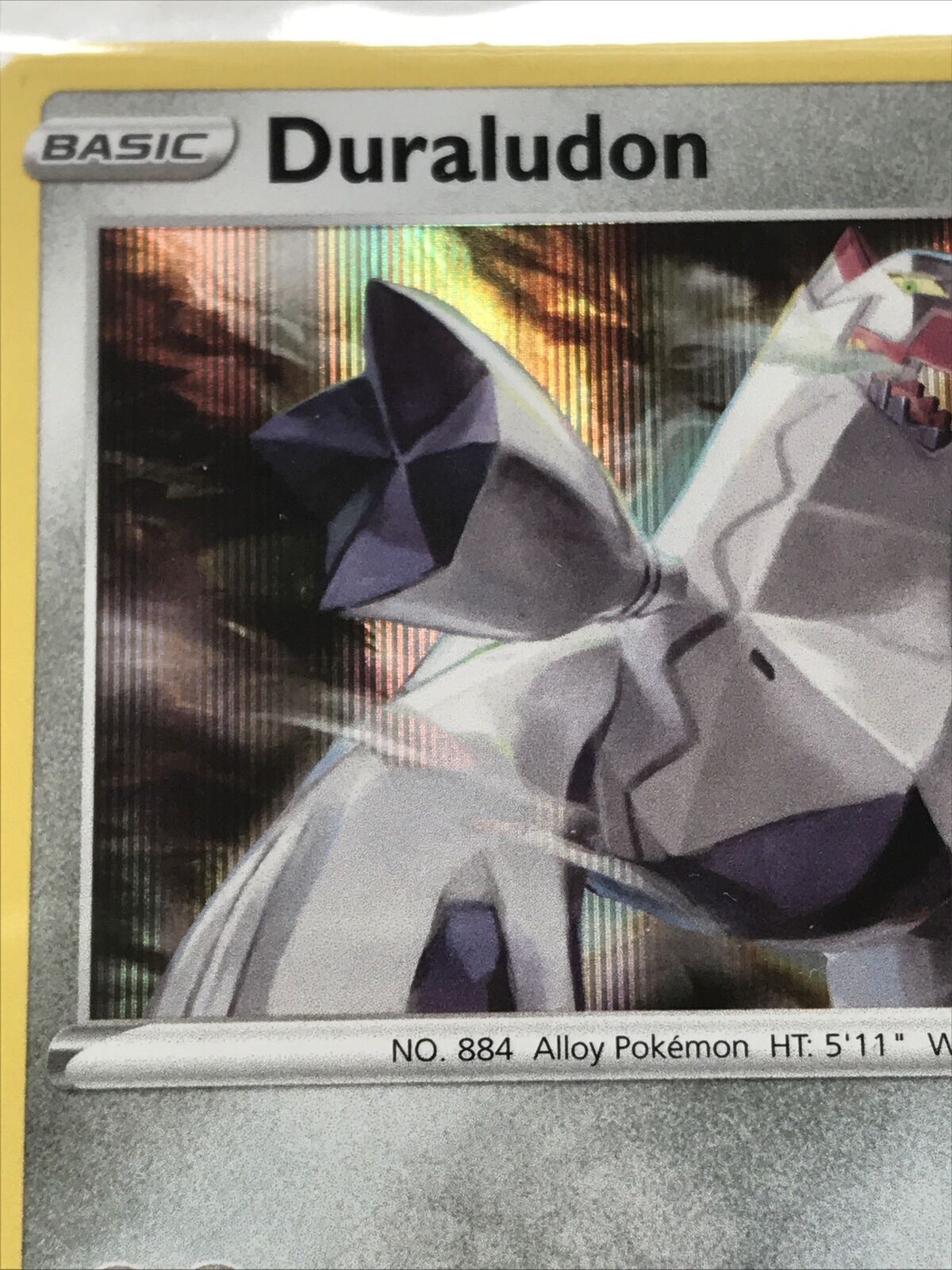 Pokemon Card Vivid Voltage 2020 Pack Fresh Basic DURALUDON 129/185 HOLO RARE