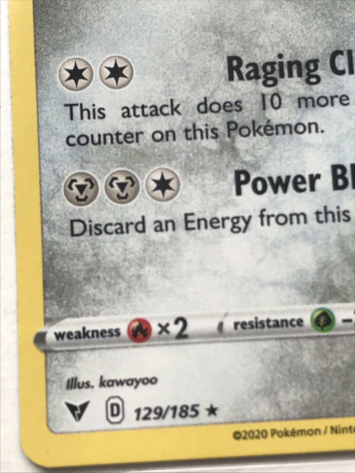Pokemon Card Vivid Voltage 2020 Pack Fresh Basic DURALUDON 129/185 HOLO RARE
