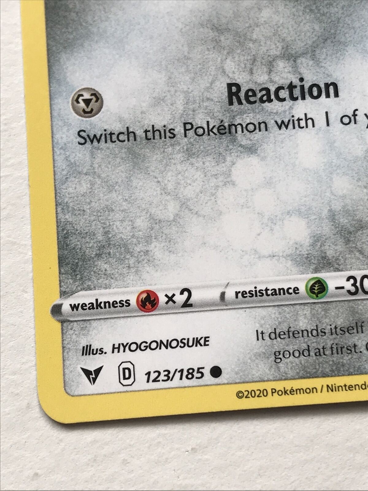 Pokemon Card Vivid Voltage 2020 Pack Fresh basic FERROSEED 123/185 Thorn Seed