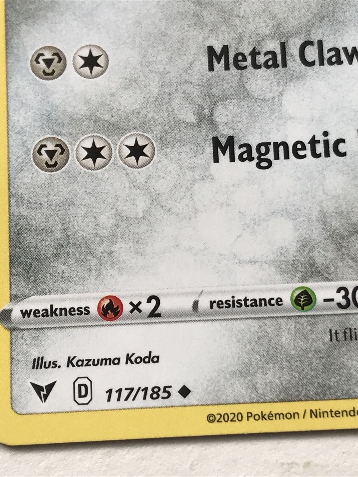 Pokemon Card Vivid Voltage 2020 Pack Fresh Stage 1 METANG 117/185 Iron Claw