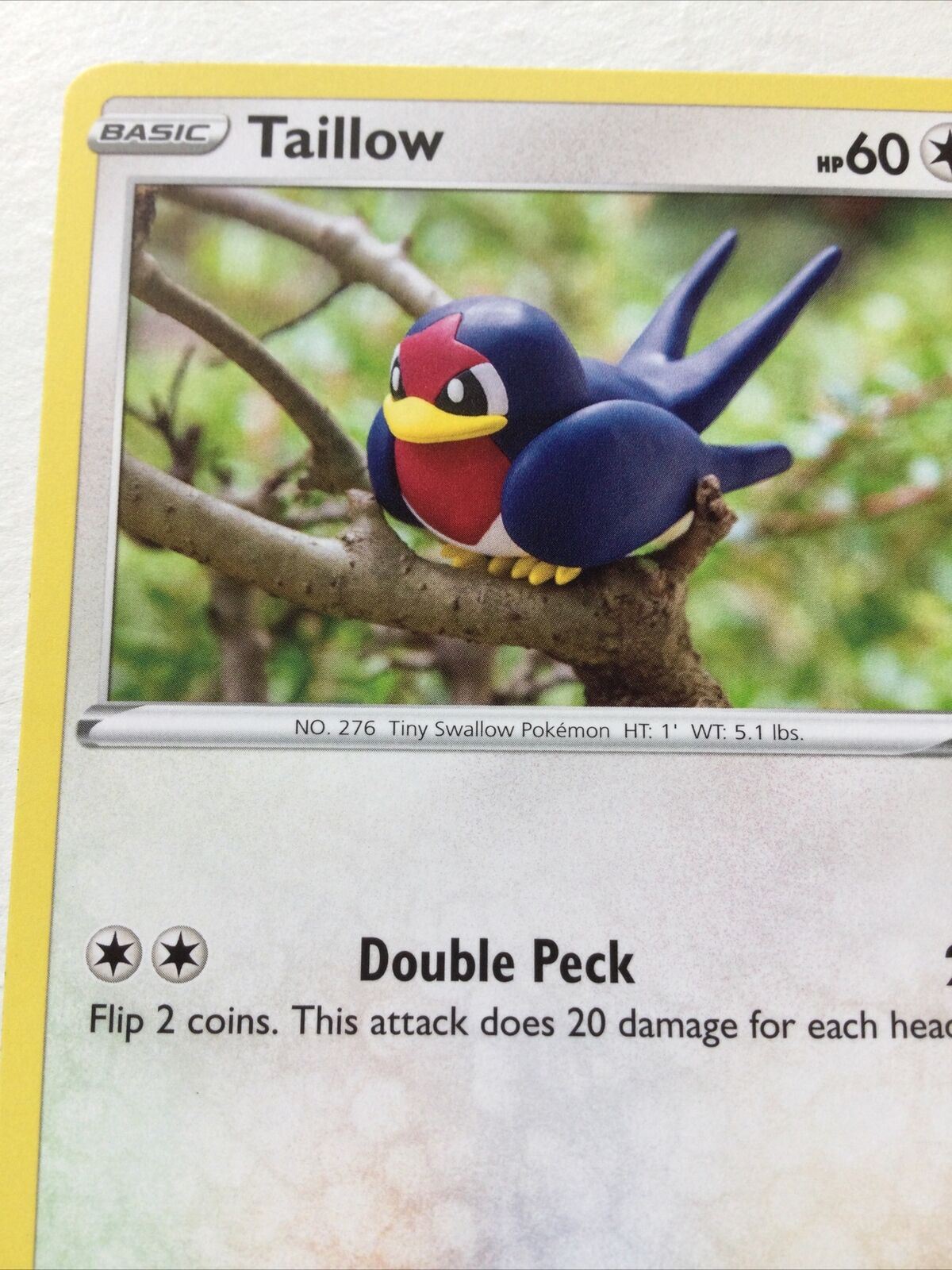 Pokemon Card Vivid Voltage 2020 Pack Fresh. Basic TAILLOW 133/185 Tiny Swallow