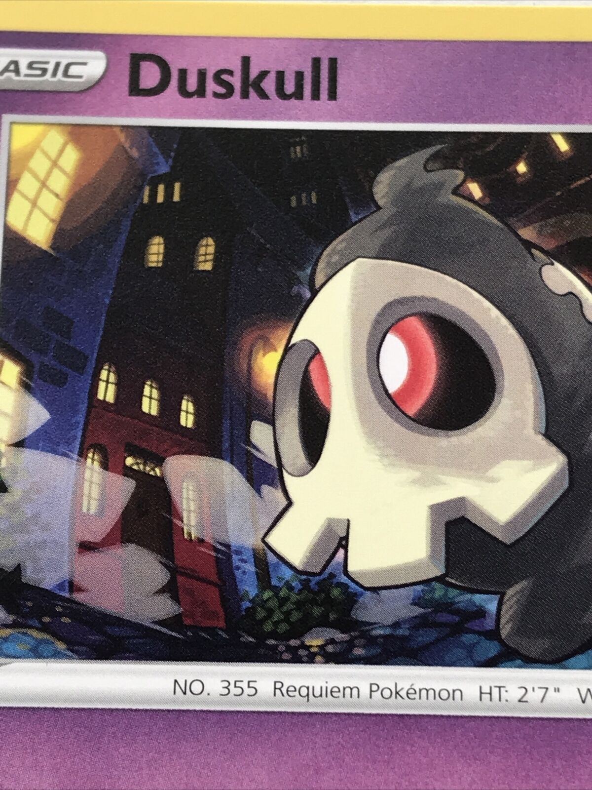 DUSKULL 69/185 Requiem Basic Pokemon Card 2020 Vivid Voltage Pack Fresh