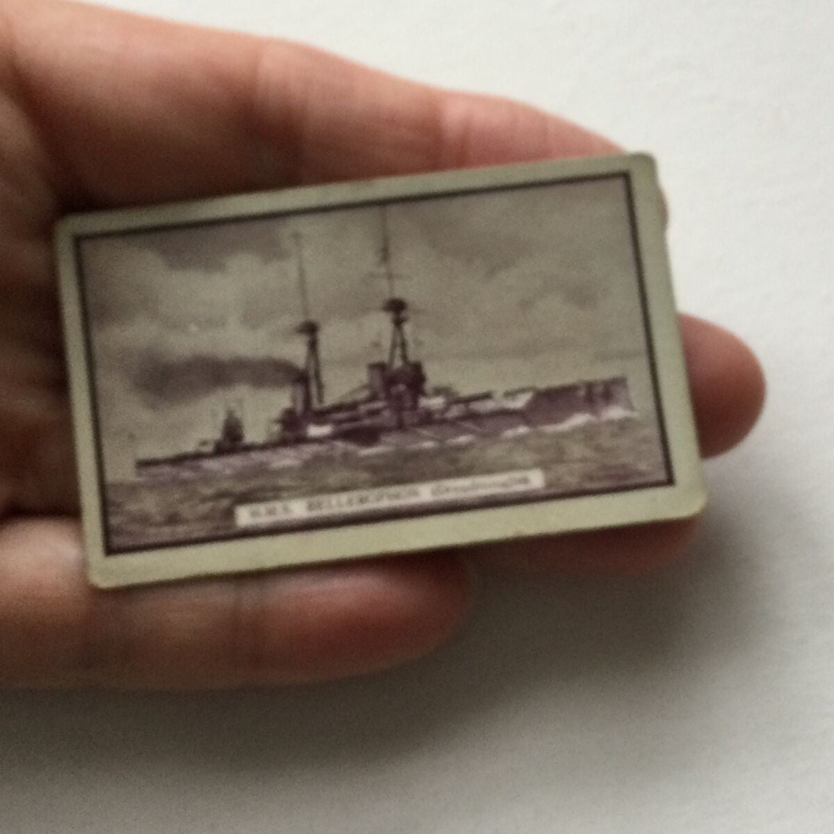 HMS BELLEROPHON DREADNOUGHT Cigarette Card Gallaher British Naval Series #31