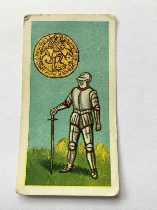 ANGEL OF EDWARD IV British Coins & Costumes Cigarette Card 1958 Amalgamated Tob