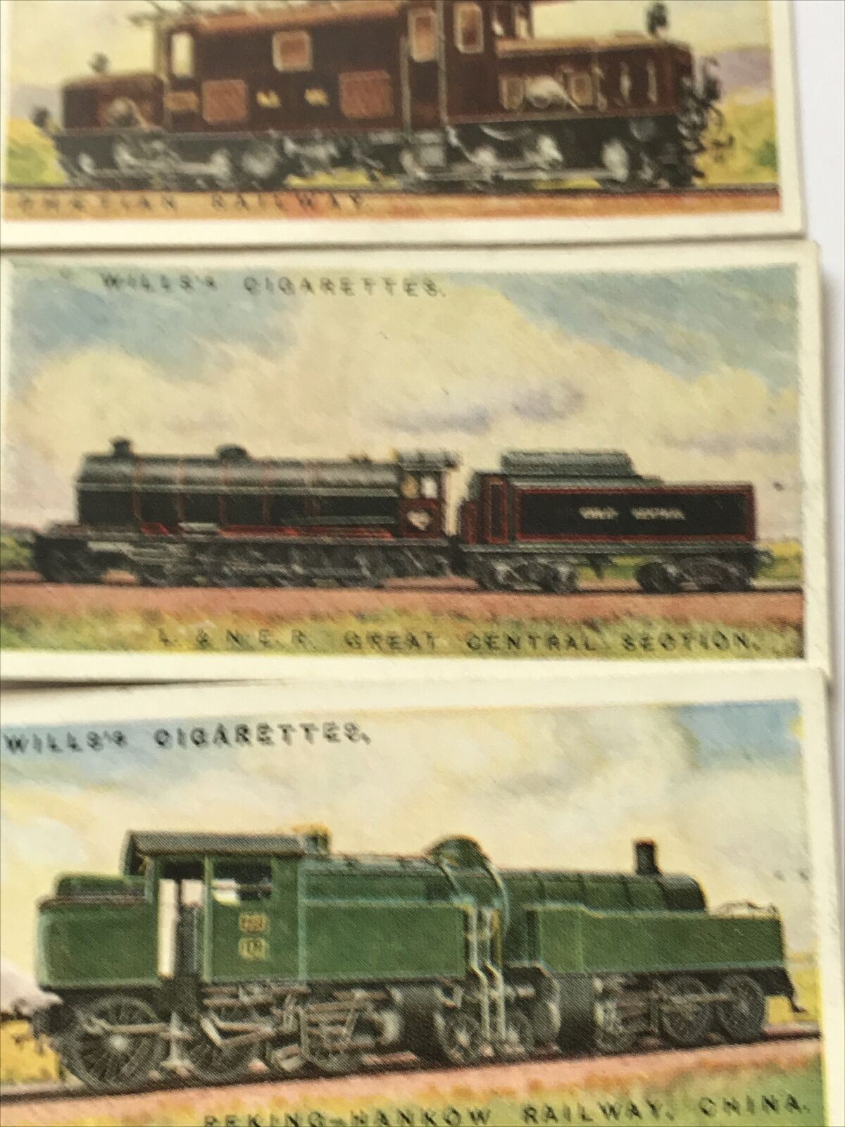 Wills Cigarette Cards RAILWAY ENGINES 1924 Sold individually - take your pick