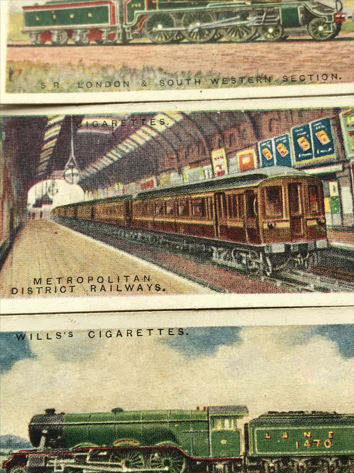 Wills Cigarette Cards RAILWAY ENGINES 1924 Sold individually - take your pick