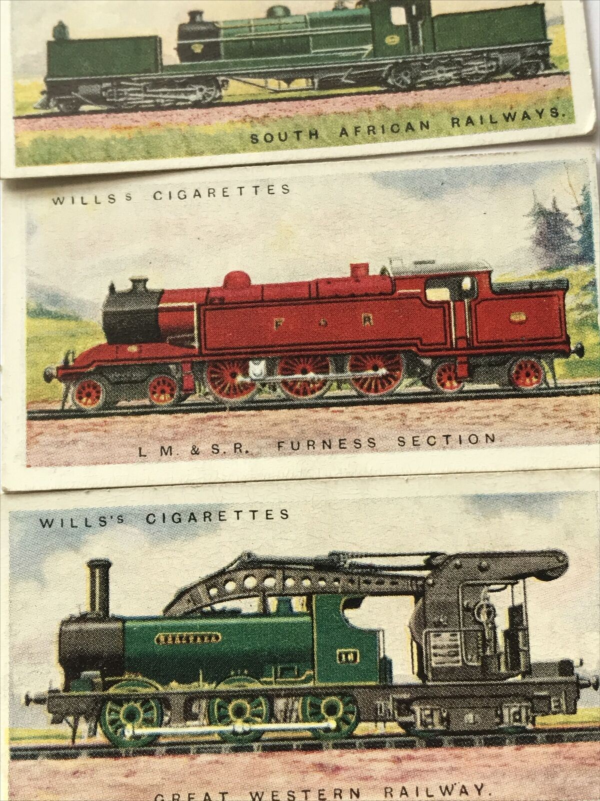 Wills Cigarette Cards RAILWAY ENGINES 1924 Sold individually - take your pick