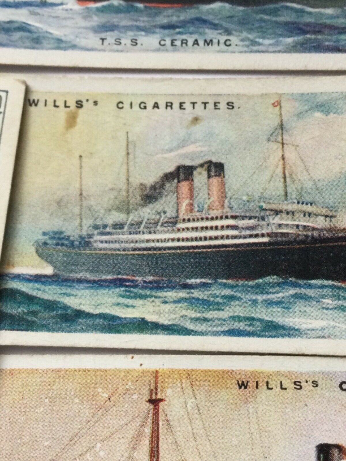 WILLS CIGARETTE CARDS MERCHANT SHIPS OF THE WORLD 1924 - SOLD INDIVIDUALLY