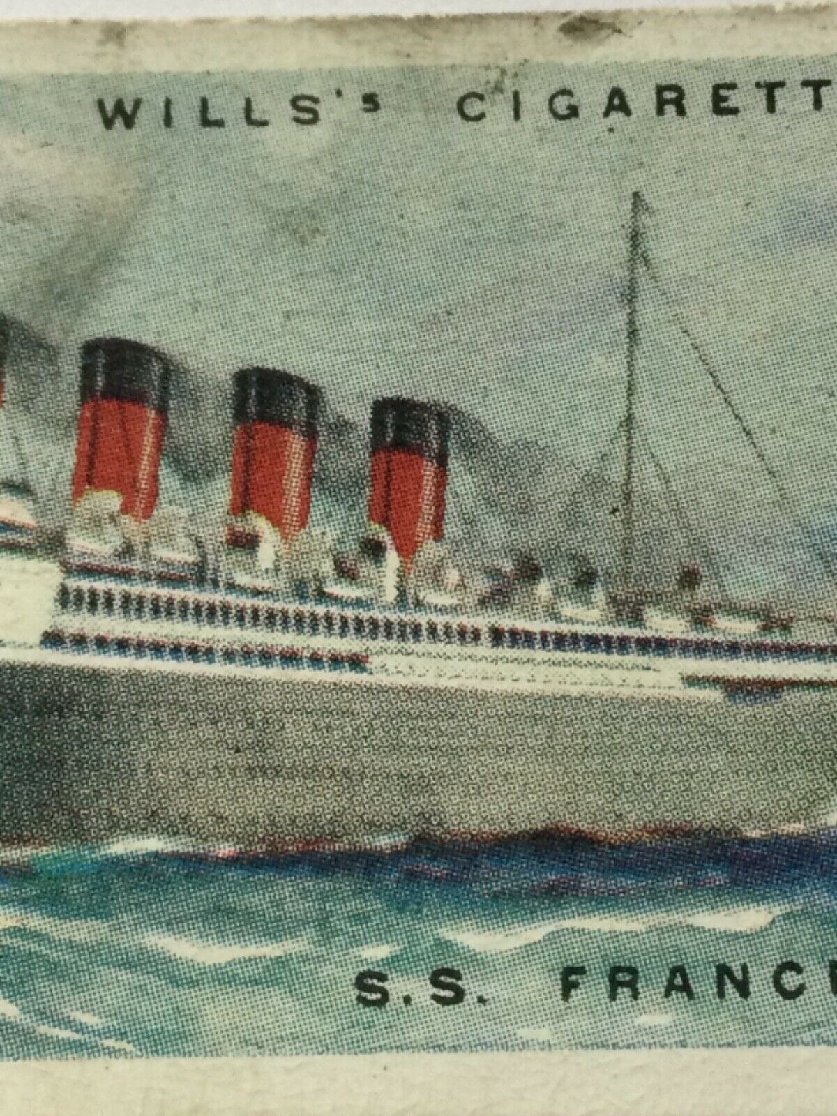 WILLS CIGARETTE CARDS MERCHANT SHIPS OF THE WORLD 1924 - SOLD INDIVIDUALLY