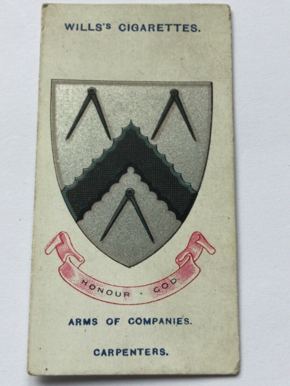 Wills Cigarette Cards ARMS OF COMPANIES Sold separately- take your pick