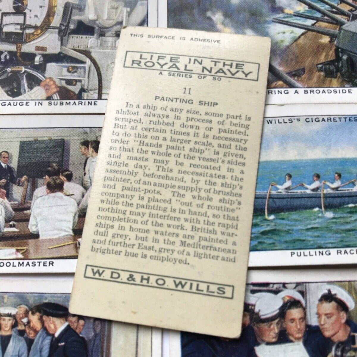 Wills Cigarette Cards LIFE IN THE ROYAL NAVY sold individually, take your pick