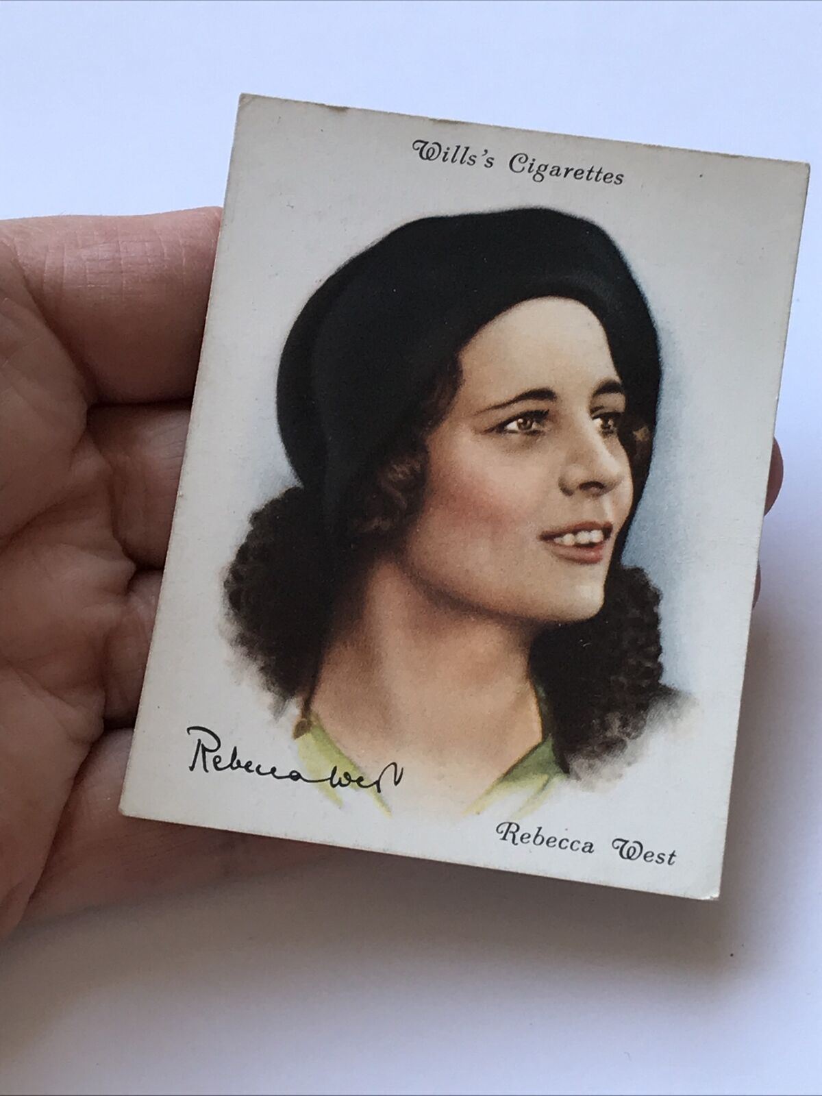 Rebecca West WILLS CIGARETTE CARD Famous British Authors #38 The Rakes Progress