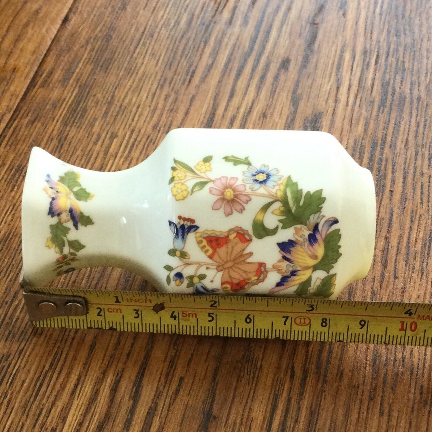 Small Vintage English Bone China Vase AYNSLEY COTTAGE GARDEN. Bud Vase Floral