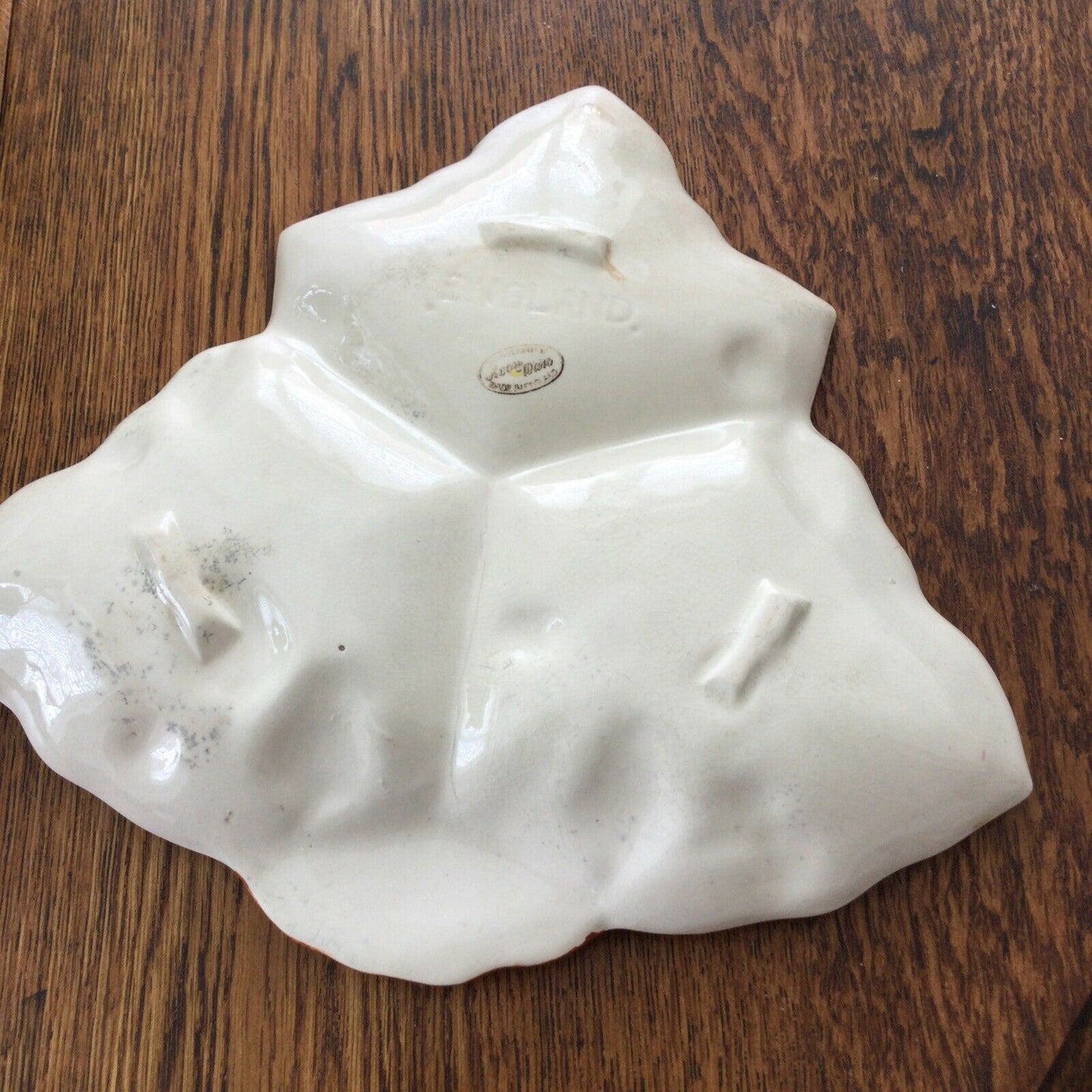 1930s/1950s Vintage Kitsch Divided Platter Serving Dish Avon Ware Leaf & Berries