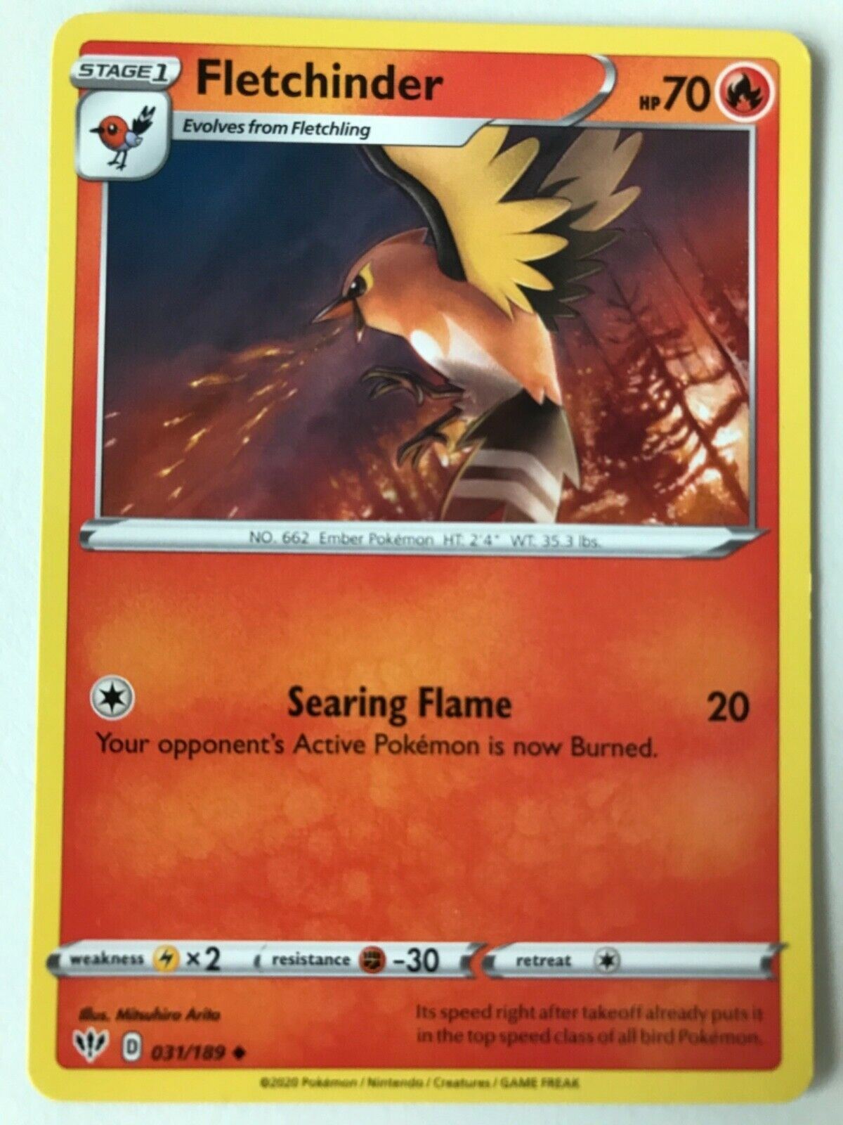 Pokemon Cards SWORD & SHIELD DARKNESS ABLAZE 2020 sold singly - take your pick