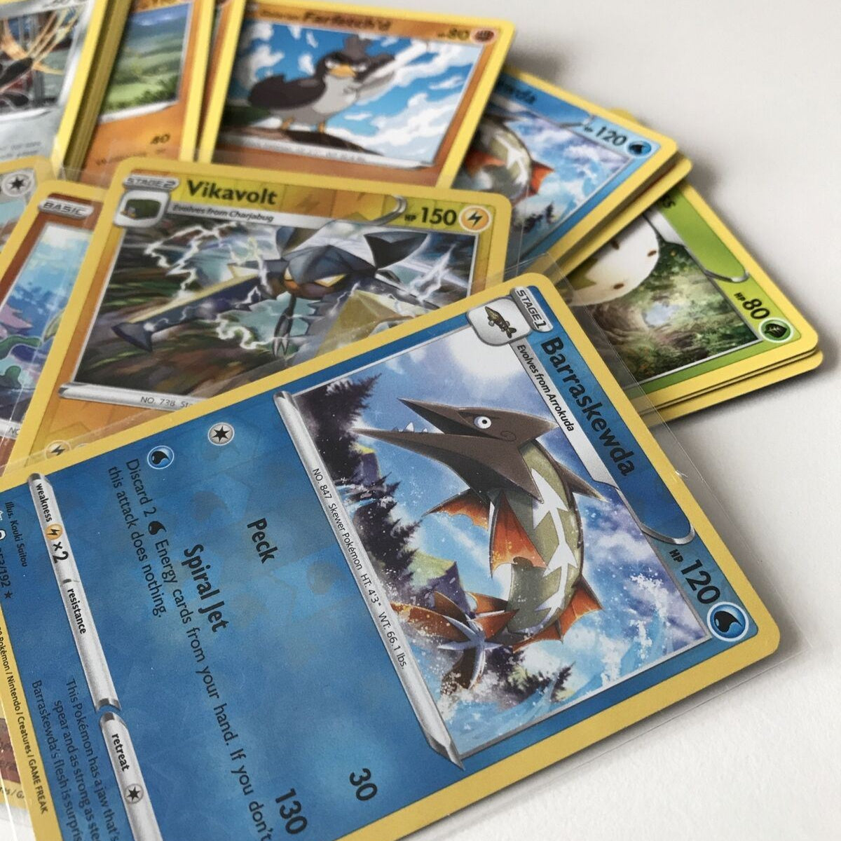 Set Of 41 Pack Fresh 2020 REBEL CLASH Pokemon Cards, Including 5 Holos