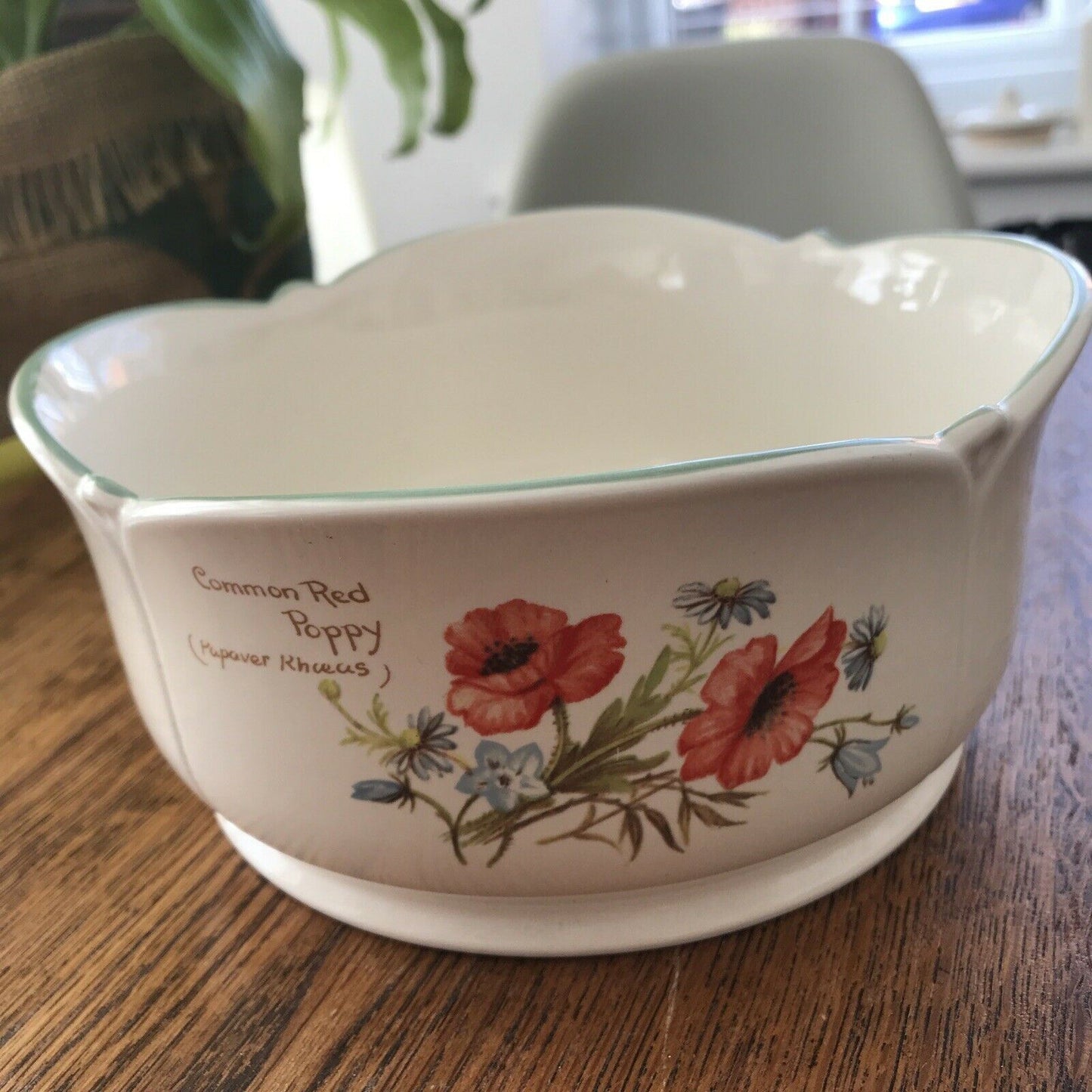 Small Fruit Bowl / Deep Dish / Serving Bowl - Vintage 70s Royal Winton Country Diary Floral 70s