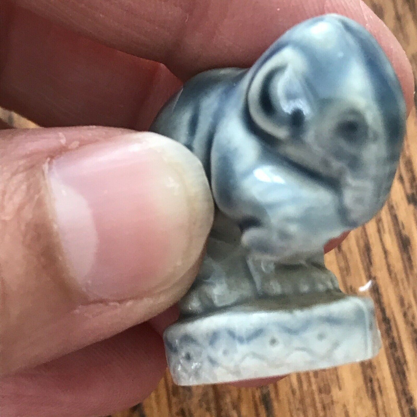 Set Of 4 Circus Whimsies Elephant Tiger Lion Seal Figurines Ornaments 1990s 1994-99. Wade collectibles.