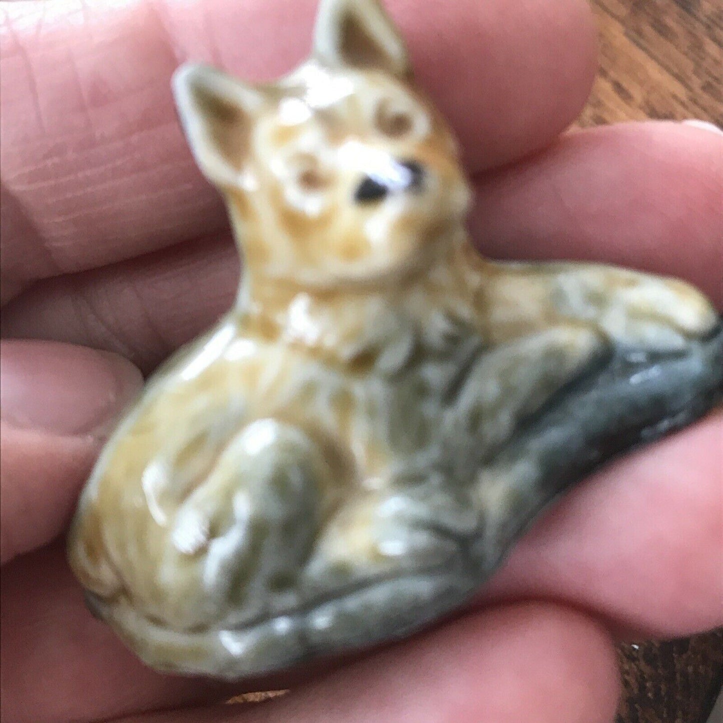 Set Of 4 Wade Whimsie Dogs Corgi, Spaniel and others! 1970s dog collectibles / ornaments.