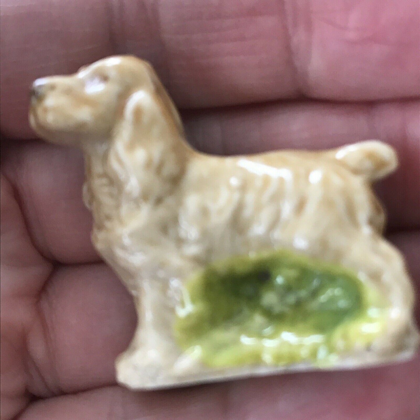 Set Of 4 Wade Whimsie Dogs Corgi, Spaniel and others! 1970s dog collectibles / ornaments.