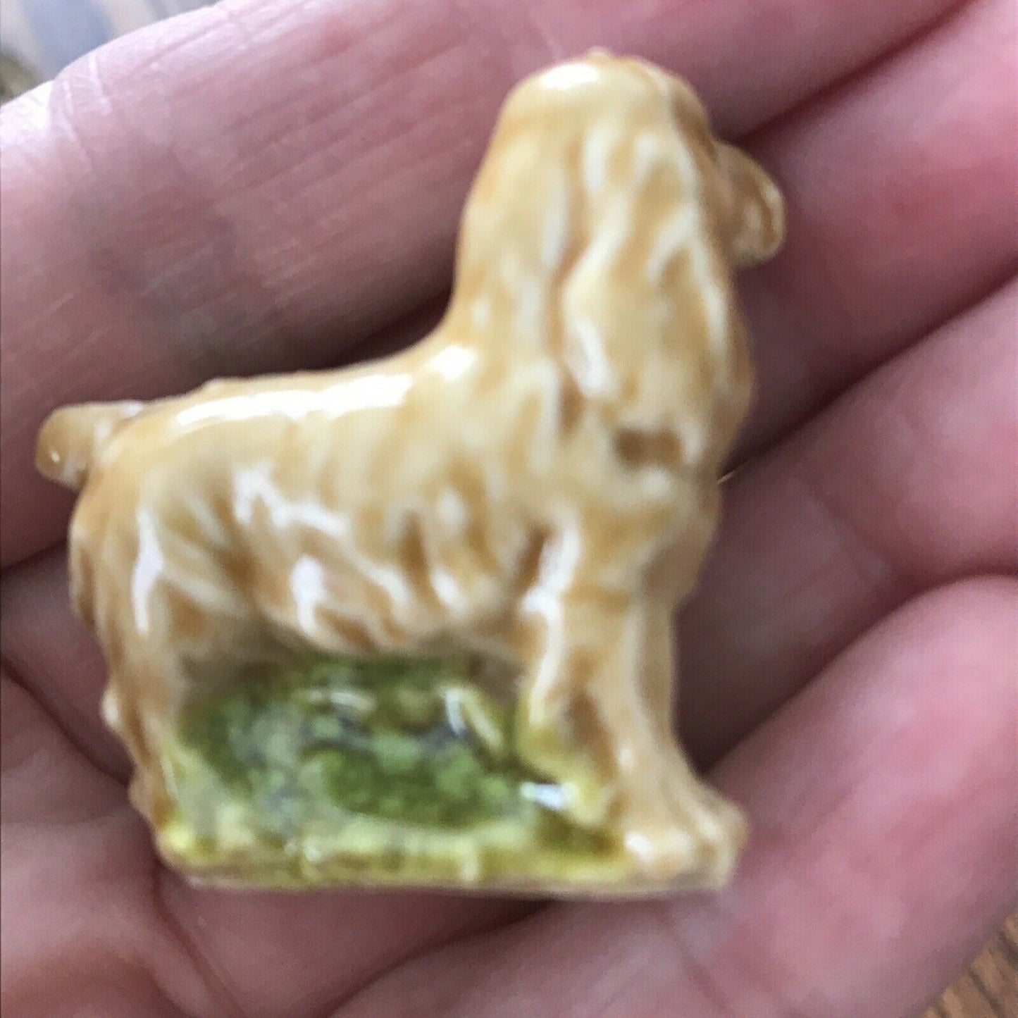Set Of 4 Wade Whimsie Dogs Corgi, Spaniel and others! 1970s dog collectibles / ornaments.