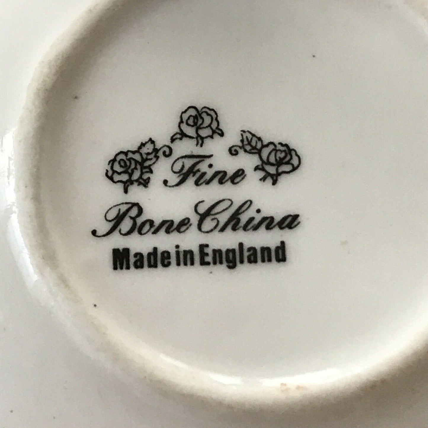 Miniature plate daffodils & primroses, spring design.Fine bone china