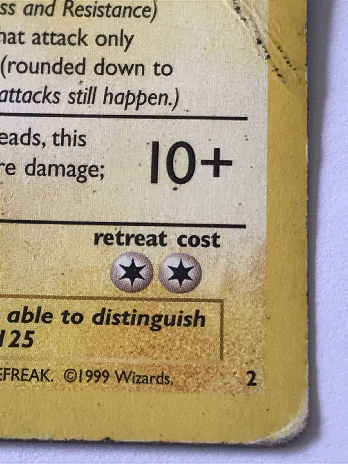 Electabuzz Rare Pokemon card The First Movie Promo Card Wizards 1999 Played
