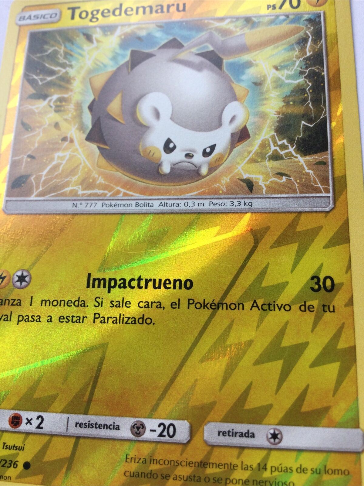 2019 Pokemon Card Basico Basic TOGEDEMARU 74/236 Pack Fresh
