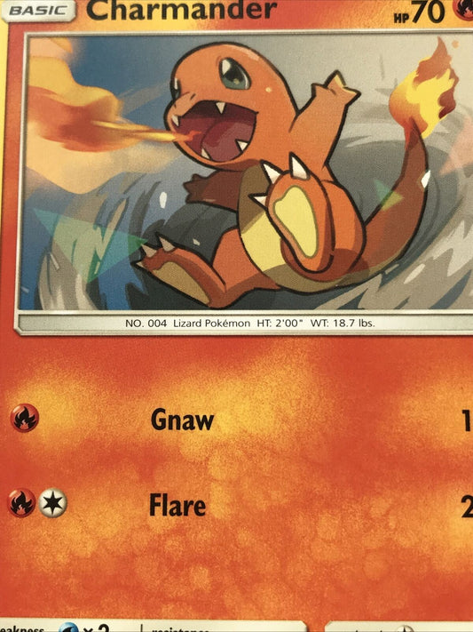 2019 Pokemon Card Basic CHARMANDER Pack Fresh HP70 Lizard 7/68 No. 004
