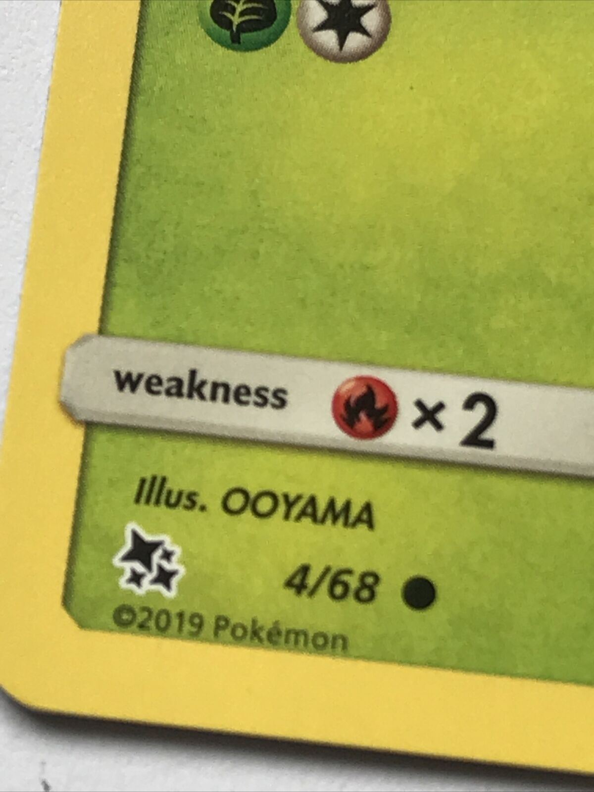 2019 Pokemon CardPARAS Pack Fresh HP70 Mushroom 4/68 No. 46 Basic