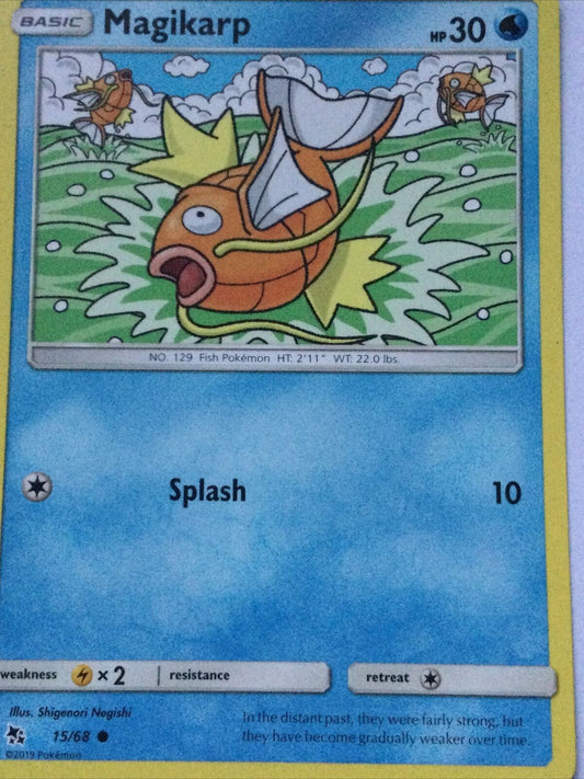 2019 Pokemon Card Basic MAGIKARP Pack Fresh HP30 Fish 15/68  No.129 Hidden Fates