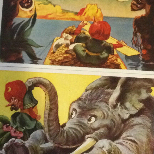 2 x Vintage 1933 Sinbad Images. Sammelwerk Cigarette Cards. No. 21 & 22 Volken