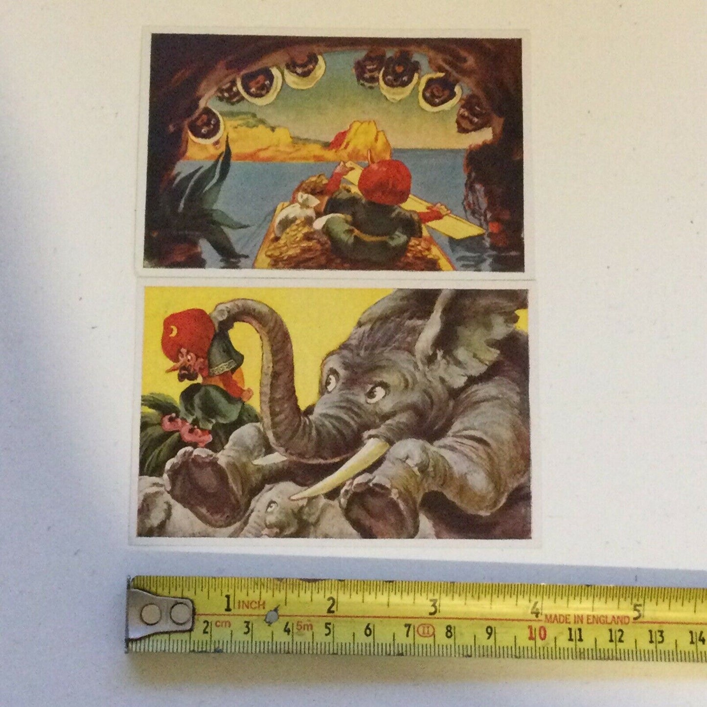 2 x Vintage 1933 Sinbad Images. Sammelwerk Cigarette Cards. No. 21 & 22 Volken