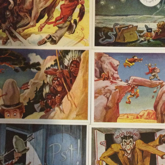6 x Vintage 1930s Bobby Box Images. Sammelwerk Cigarette Cards Nos. 49-54 VGC