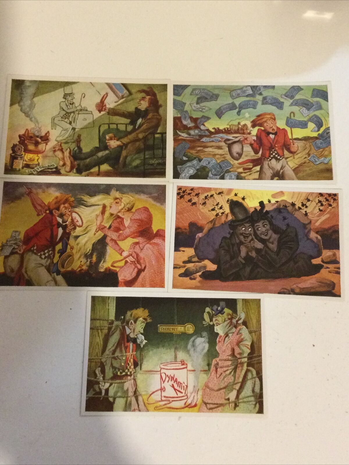 5 x Vintage 1930s Bobby Box Images. Sammelwerk Cigarette Cards Nos. 55-59 VGC