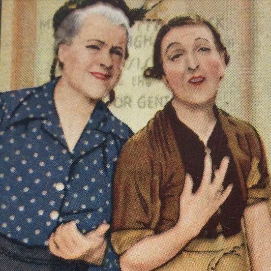GALLAHER CIGARETTE CARD - FAMOUS MOVIE SCENES - No. 2 RADIO PARADE OF 1935 - 1930s Skit