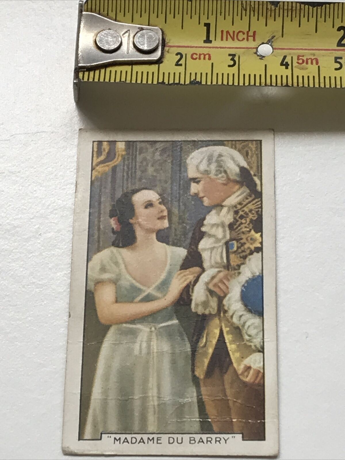 Madame Du Barry. Gallaher Cigarette Card. 'Famous Film Scenes' Card No. 48. Dolores Del Rio.