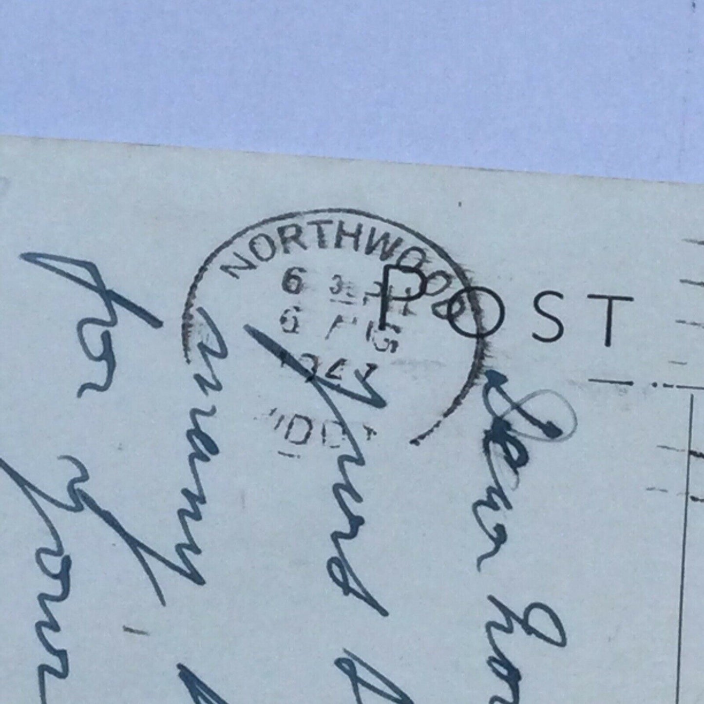 Vintage Birthday Postcard Dorothy Hann Poem Posy Of Flowers Northwood 1940s 1947