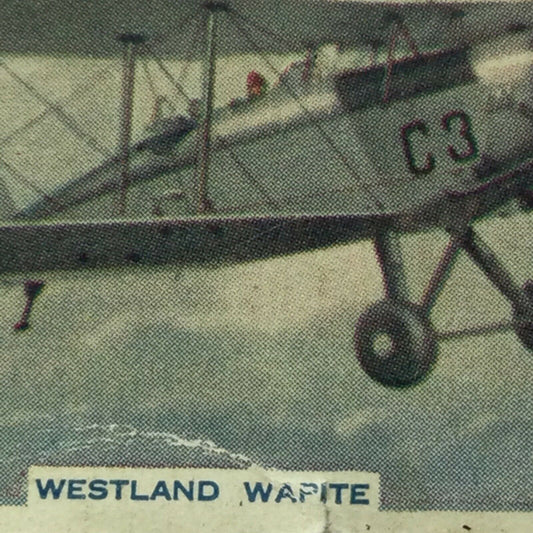 WESTLAND WAPITE Godfrey Phillips Cigarette Card #32/50 THIS MECHANIZED AGE