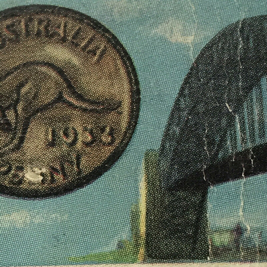 COINS OF THE WORLD AUSTRALIA - CD LTD TRADE CAR -  11/25 Sydney Harbour Bridge Penny