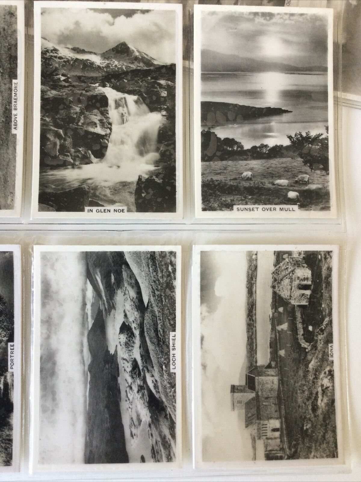 SENIOR SERVICE CIGARETTE CARDS ‘BEAUTIFUL SCOTLAND’ 1939 FULL SET OF 48 IN SLEEVES