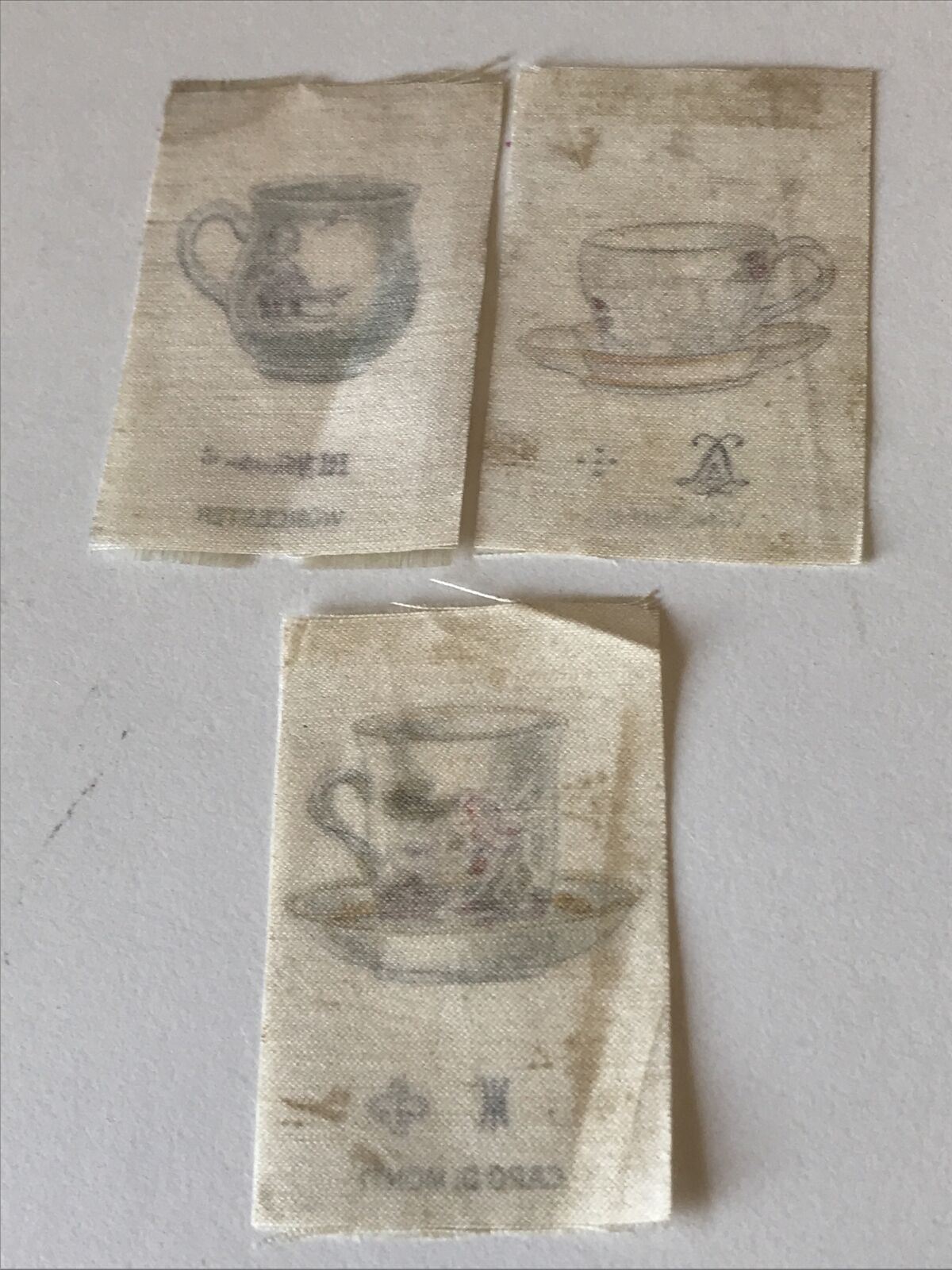 OLD POTTERY & PORCELAIN 1914 - R J LEA SHORT SILKS x3 - Worcester - Vincennes - Capo Di Monti